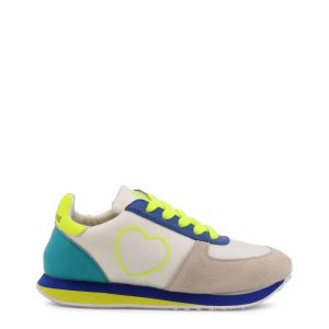 Moschino Neon Heart Sneakers