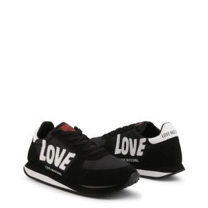 Moschino Black Suede Sneakers