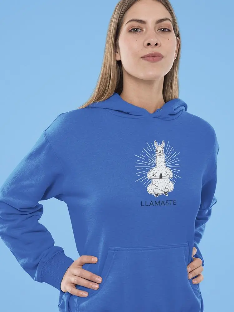 Llamaste Yoga Hoodie (Royal Blue)