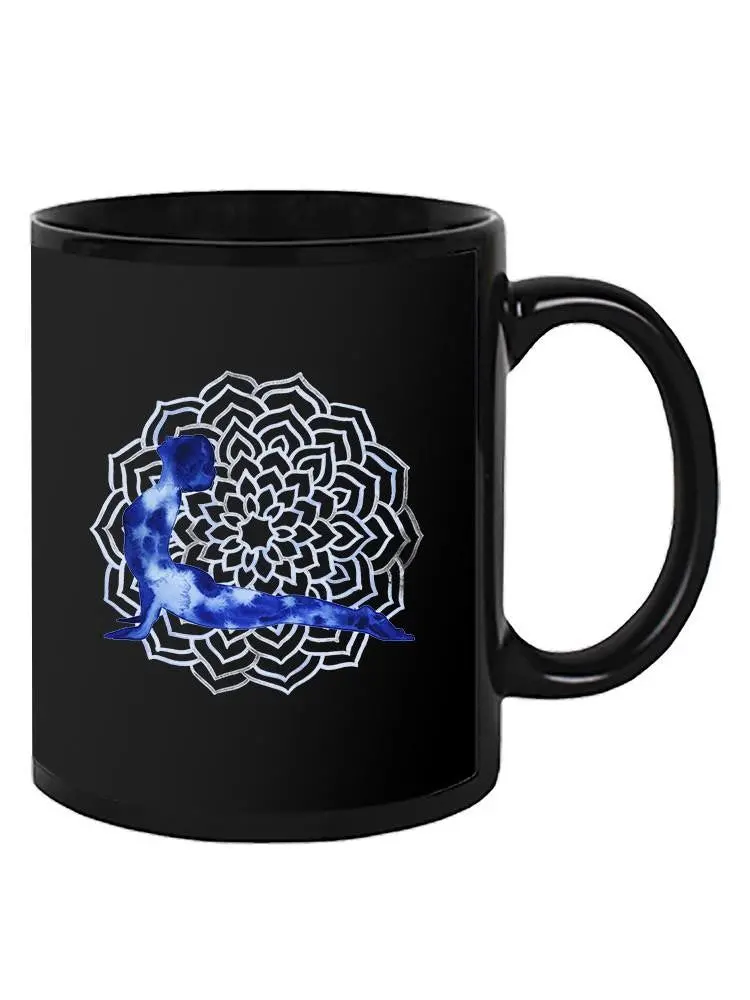 Yoga Flow Ceramic Mug (Black)
