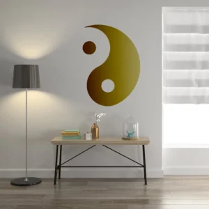 Retro Vinyl Spiritual Zen Balance Wall Decals (Many Colors & Sizes)