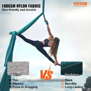 VEVOR Aerial Silk & Yoga Swing (Green)